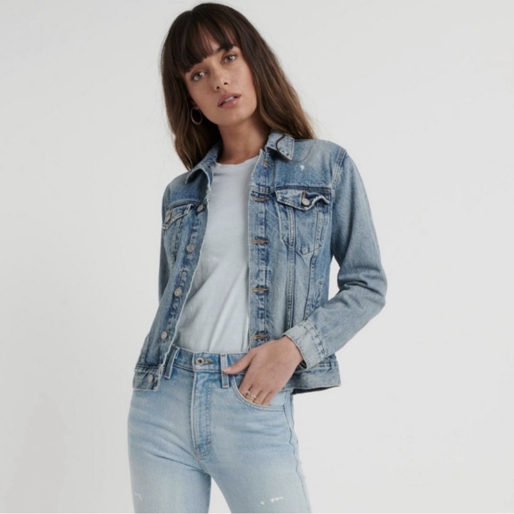 Lucky Brand Light Blue Jean Jacket - Picture 3 of 12